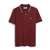 Penguin Pique Sticker Pete Tipped Polo Cabernet