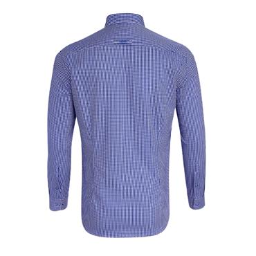 André Foyle Check Shirt Navy