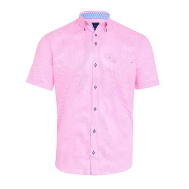 André Foyle Check Shirt Pink