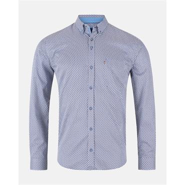 André Virginia Geo-Print Shirt Rust