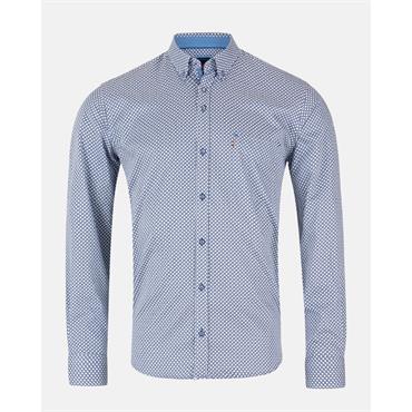 André Virginia Geo-Print Shirt Green