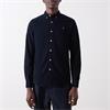 Farah Fontella Slim Fit Corduroy Shirt Navy