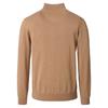Casa Moda Troyer Quater-Zip Cotton Knit Coconut
