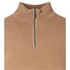 Casa Moda Troyer Quater-Zip Cotton Knit Coconut