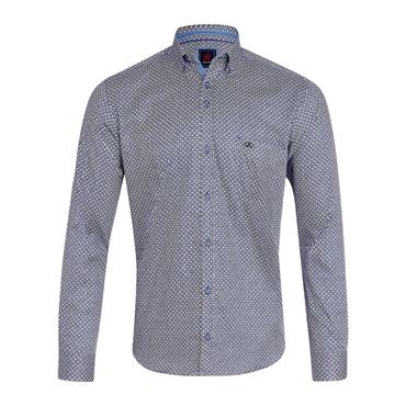 André Regan Print Shirt Green