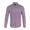 André Regan Print Shirt Burgundy