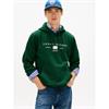 Tommy Hilfiger Brand Love Mono Stack Hoodie Green