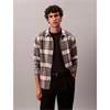 Calvin Klein Jeans Brushed Plaid Check Easy Shirt Black