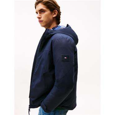 Tommy Hilfiger Tech Hooded Short Padded Jacket Navy