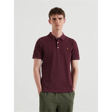 Farah Blanes Polo Shirt Bordeaux