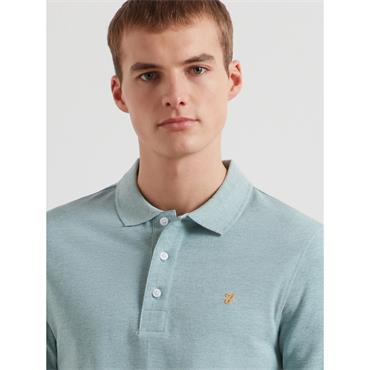 Farah Blanes Polo Shirt Green Mist
