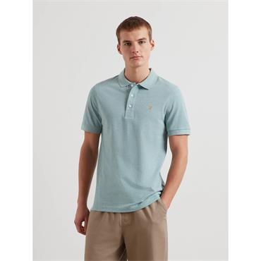 Farah Blanes Polo Shirt Green Mist
