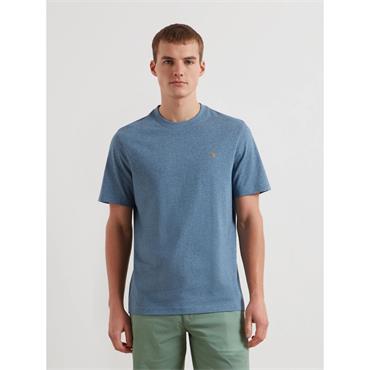 Farah Danny Regular Fit Organic Cotton T-Shirt Blue