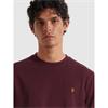 Farah Danny Regular Fit Organic Cotton T-Shirt Bordeaux