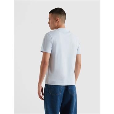 Farah Danny Regular Fit Organic Cotton T-Shirt Blue Nickle
