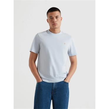 Farah Danny Regular Fit Organic Cotton T-Shirt Blue Nickle