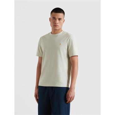 Farah Danny Regular Fit Organic Cotton T-Shirt Soft Green