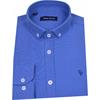 Tom Penn Oxford Long Sleeve Shirt Cobalt