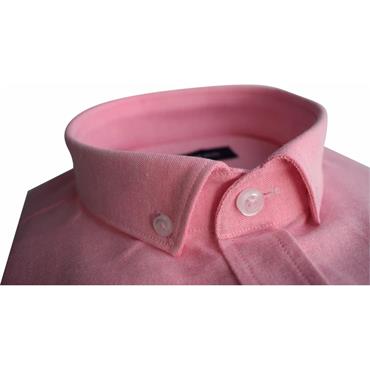 Tom Penn Oxford Long Sleeve Shirt Strawberry