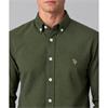 Tom Penn Oxford Long Sleeve Shirt Moss