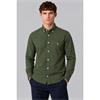 Tom Penn Oxford Long Sleeve Shirt Moss