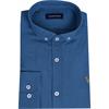 Tom Penn Oxford Long Sleeve Shirt Aegean