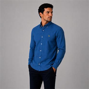 Tom Penn Oxford Long Sleeve Shirt Aegean