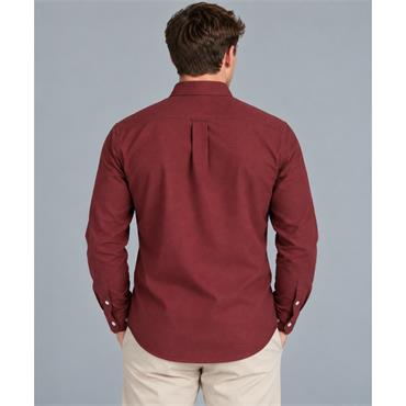 Tom Penn Oxford Long Sleeve Shirt Wine