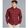 Tom Penn Oxford Long Sleeve Shirt Wine