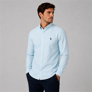 Tom Penn Oxford Long Sleeve Shirt Ocean
