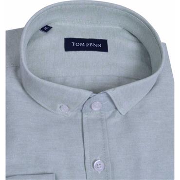 Tom Penn Oxford Long Sleeve Shirt Apple