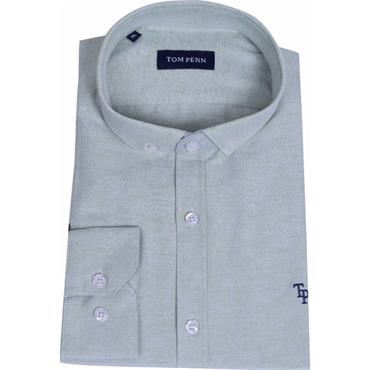 Tom Penn Oxford Long Sleeve Shirt Apple