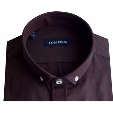 Tom Penn TP330 Oxford Tom Penn shirt Burgundy