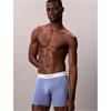 Calvin Klein 3-Pack Icon Cotton Stretch Relaxed Fit Trunks Wte/Blue Tulip/Turblance