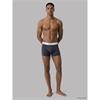 Calvin Klein 3-Pack Icon Cotton Stretch Relaxed Fit Trunks Wte/Blue Tulip/Turblance