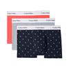 Calvin Klein 3-Pack Icon Cotton Stretch Relaxed Fit Trunks Misty Grey/Diamond Logo