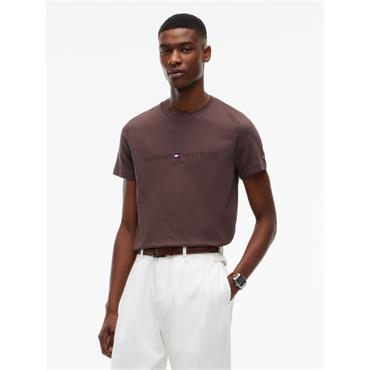 Tommy Hilfiger Tommy Logo T-Shirt Brown