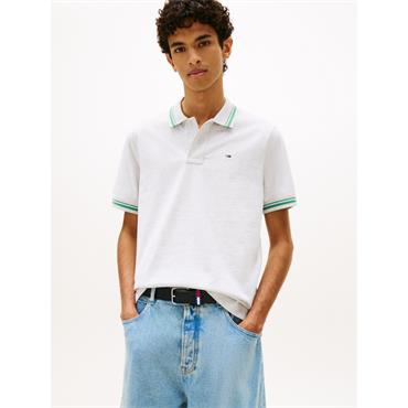 Tommy Jeans Regular Tipped Polo Ice