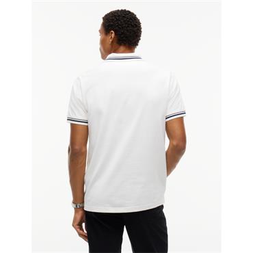 Tommy Jeans Regular Tipped Polo Offwhite