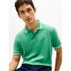 Tommy Jeans Regular Tipped Polo Bahama Green