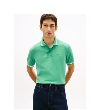 Tommy Jeans Regular Tipped Polo Bahama Green