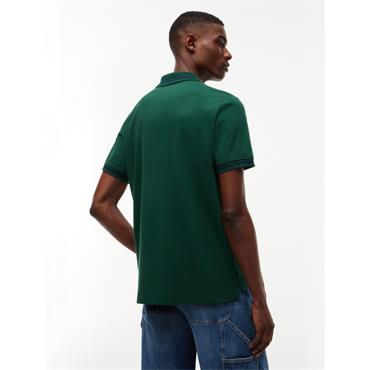 Tommy Jeans Regular Tipped Polo Velvet Green