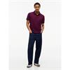 Tommy Jeans Regular Tipped Polo Calypso Berry