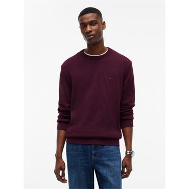 Tommy Jeans Essential Crew Knit Calypso Berry