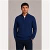 Tom Penn  Tom Penn 1/4 Zip Knit Navy