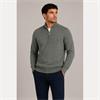 Tom Penn  Tom Penn 1/4 Zip Knit Olive