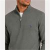 Tom Penn  Tom Penn 1/4 Zip Knit Olive