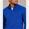 Tom Penn  Tom Penn 1/4 Zip Knit Blue