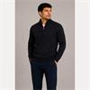 Tom Penn  Tom Penn 1/4 Zip Knit Black