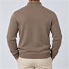 Tom Penn Quarter-Zip Fine Yarn Knit Brown